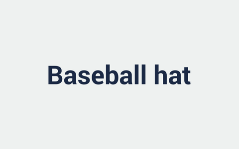 Baseball hat (placeholder)