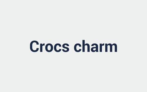 Crocs charm (placeholder)
