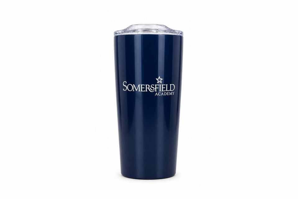 Navy Somersfield Academy tumbler