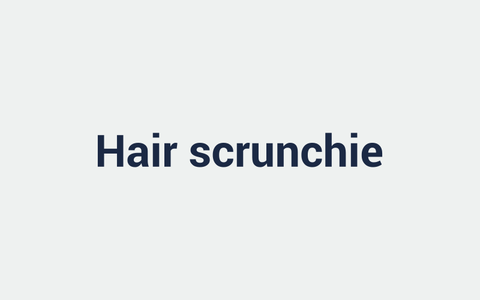 Hair scrunchie (placeholder)