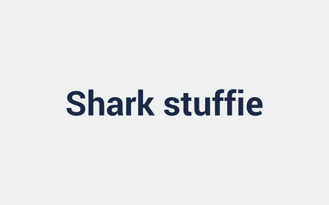 Shark stuffie (placeholder)