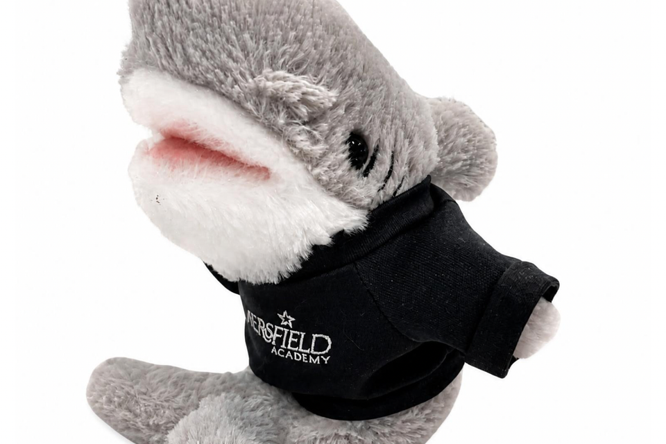 Navy Shark Stuffie